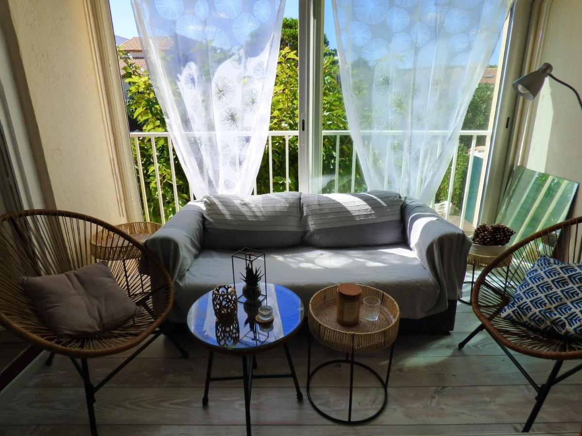 Charmant T2, Cabine, Parking, Les Balcons De La Mediterranee, Narbonne Plage Ngoại thất bức ảnh